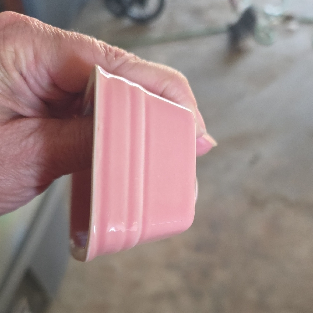 Fiestaware Pink Ceramic Butter Dish with Lid - Picture 7 of 11